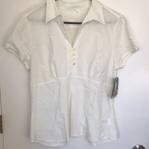 NWT isis ruby shirt white 14